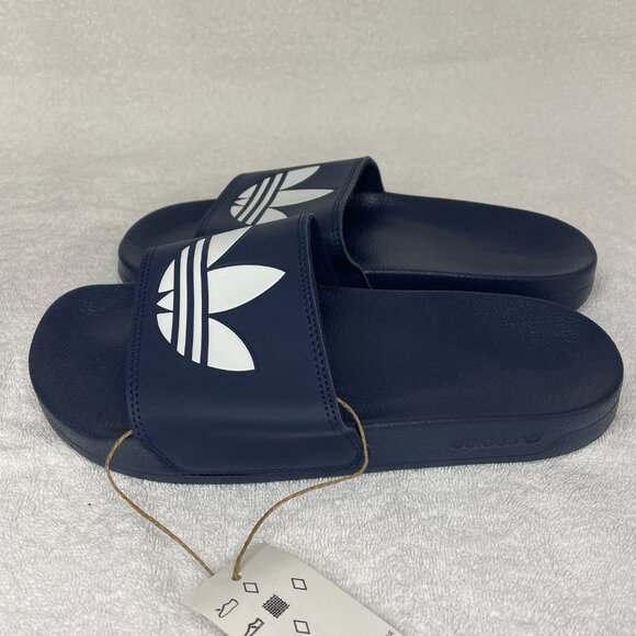 NEW! ADIDAS ORIGINALS Men\'s \'ADILETTE LITE\' Navy Slides Slippers Shoes Summer main image 6
